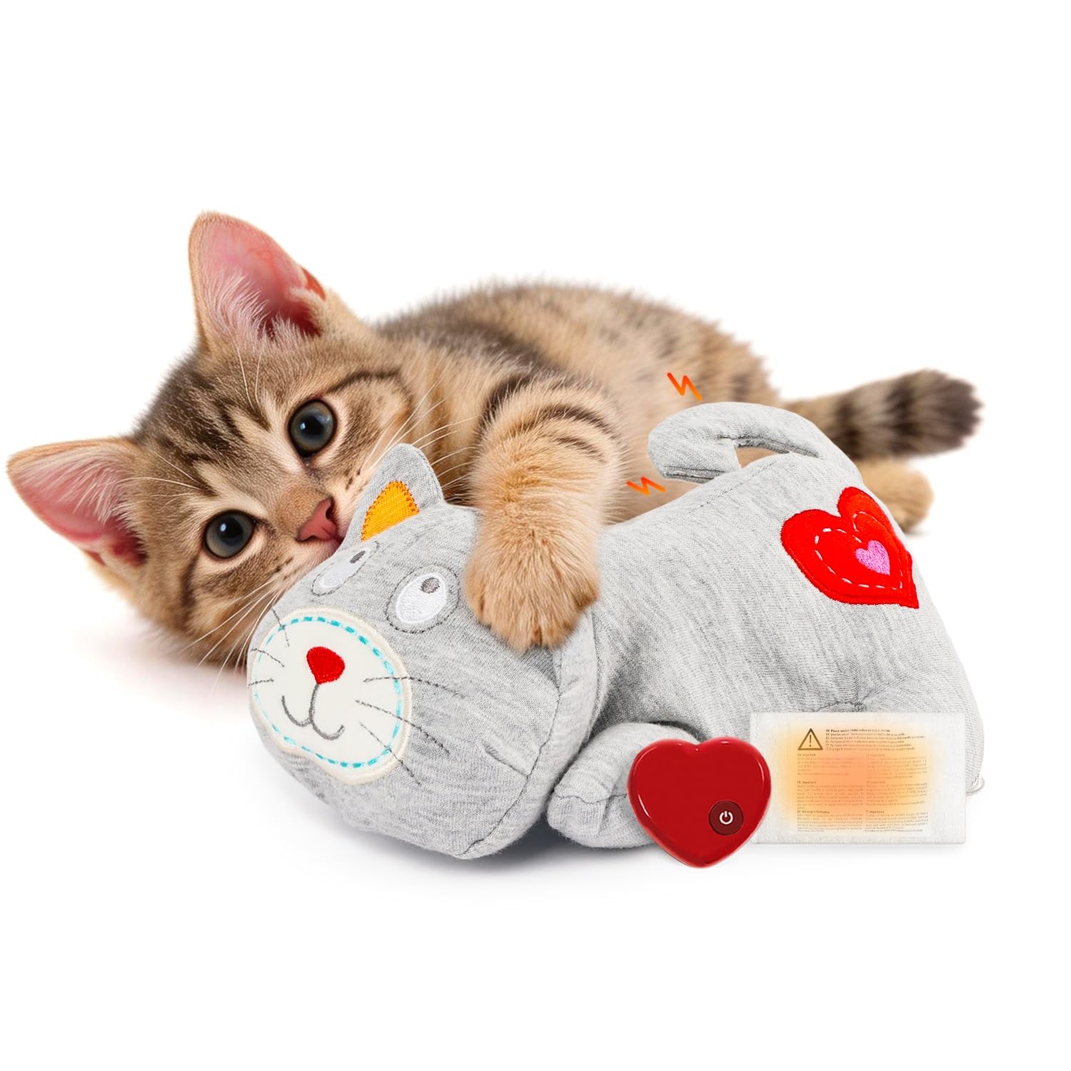 Amazon.com: AFP Heartbeat Cat Calming Toy Heartbeat Soothing Kitty